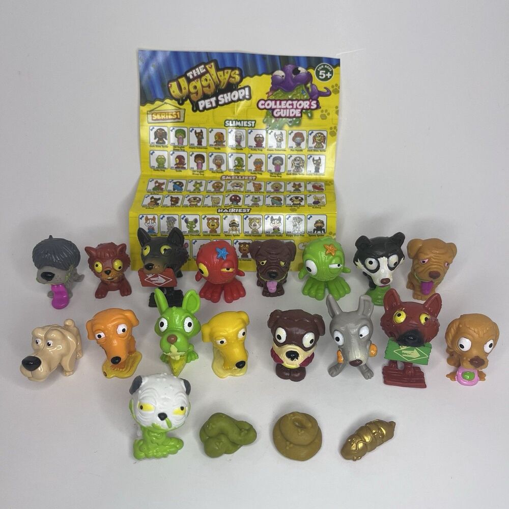 The Ugglys Pet Shop Collection - 20 Figures & Collector's Guide